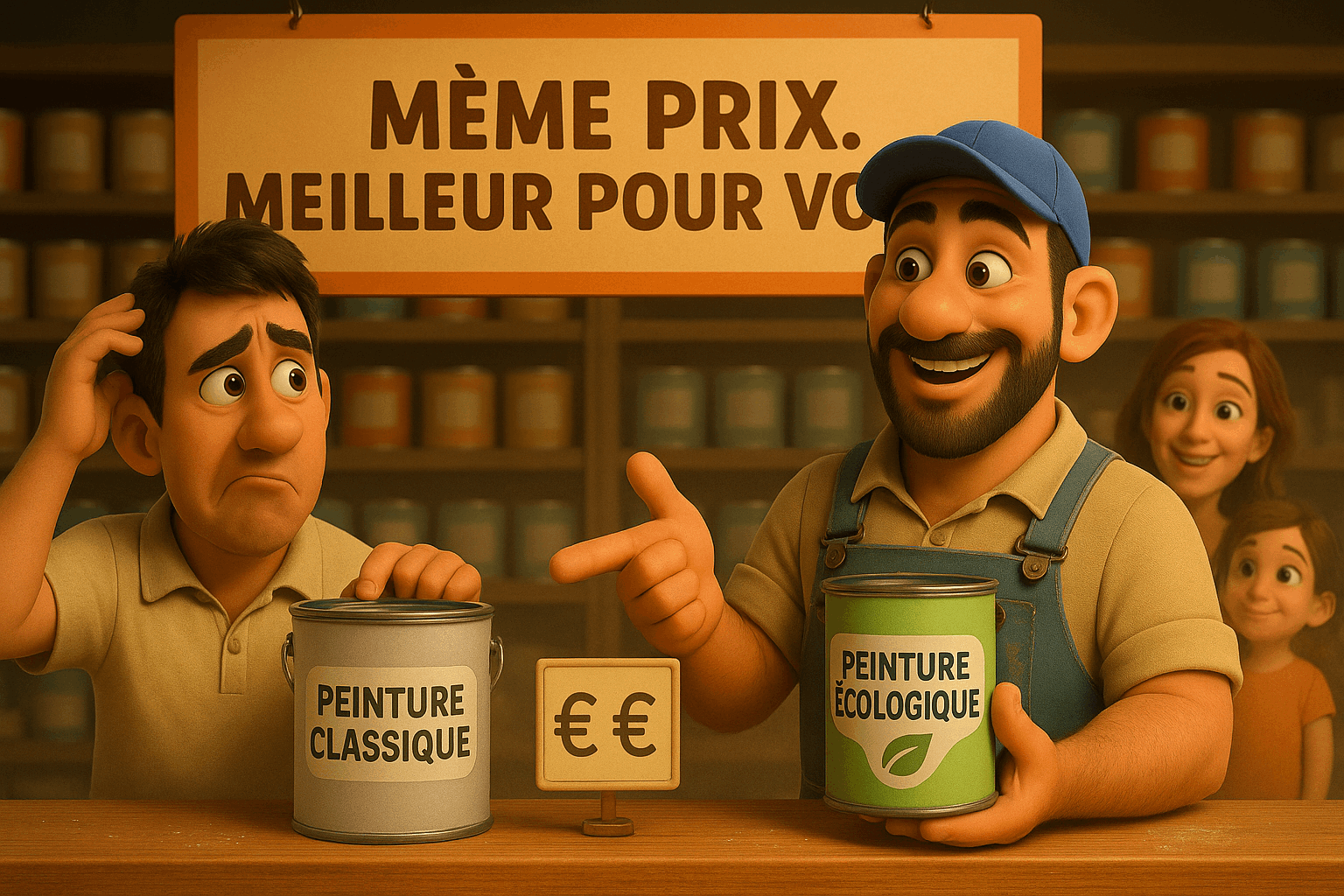Quelle est la différence entre une peinture écologique et une peinture classique