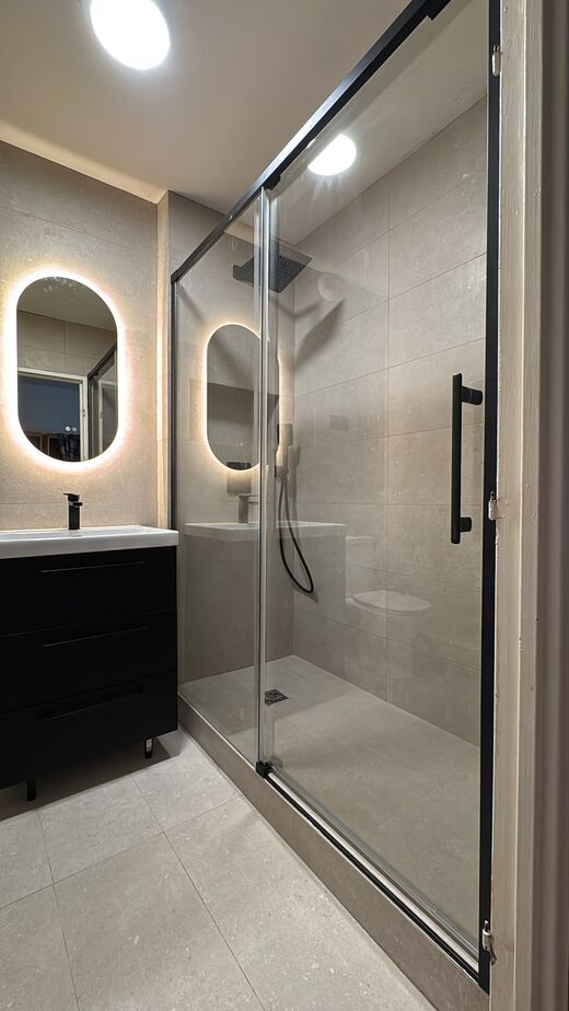 Résultat final rénovation salle de bain Paris 20e — BioRenovation